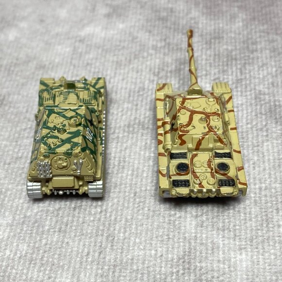 Micro Machines German Tank Set By Galoob 1987 Camo Pattern Toy Miniatures - Picture 6 of 9